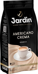 Кофе зерновой JARDIN Americano Crema жареный, 250г