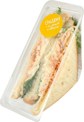Сэндвич ЛЕНТА FRESH с лососем слабосоленым, 140г