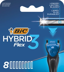 Кассеты для бритья BIC Flex 3 Hybrid, 8шт