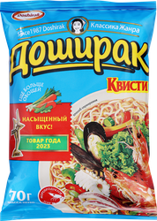 Лапша DOSHIRAK Квисти со вкусом морепродуктов, 70г