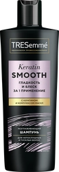 Шампунь для волос TRESEMME Keratin smooth разглаживающий с кератином и маслом марулы, 400мл