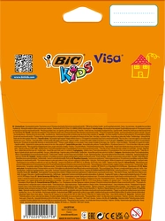 Фломастеры цветные BIC Kids Visa 12 цветов Арт. 888695