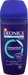 Антиперспирант роликовый мужской DEONICA For men невидимый, 50мл