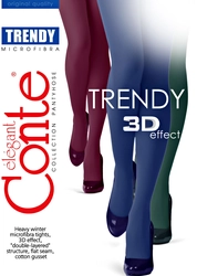 Колготки женские CONTE Trendy 150 den, marsala 2