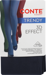 Изображение товара Колготки женские CONTE Trendy 150 den, navy 3