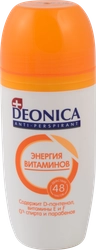 Антиперспирант роликовый женский DEONICA Энергия витаминов, 50мл