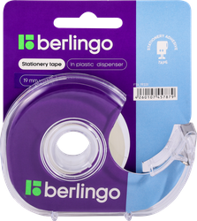 Лента клейкая BERLINGO 19мм, прозрачная, Арт. FSk_19331, 33м
