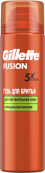 Изображение товара Гель для бритья GILLETTE Fusion5 Ultra Sensitive, для чувствительной кожи, 200мл
