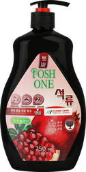 Средство для мытья посуды POSH ONE Dishwashing Liguid Pomegranate с экстрактом граната, 750мл