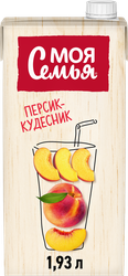 Изображение товара Напиток сокосодержащий МОЯ СЕМЬЯ Абрикос-Персикос из яблок, персиков и абрикосов, 1.93л