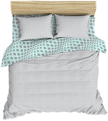 Набор наволочек HOME CLUB Illusion 70x70см, поплин, 2шт