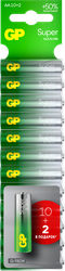 Изображение товара Батарейки алкалиновые GP Super Alkaline АA, 10+2шт бесплатно