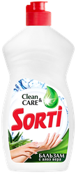 Изображение товара Бальзам жидкий для мытья посуды SORTI с алоэ вера, 450г
