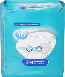 Подгузники-трусы для взрослых ID Pants размер M, 10шт