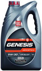 Изображение товара Масло моторное ЛУКОЙЛ Genesis Armortech НК Sae 5W30 Арт. 3149287, 4л