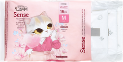 Изображение товара Прокладки SECRETDAY Sense Medium ультратонкие, дышащие, 24,5см 100%  хлопок, 16шт