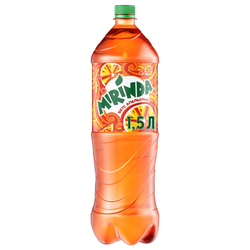 Изображение товара Напиток MIRINDA Refreshing вкус апельсина сильногазированный, 1.5л