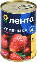 Изображение товара Клубника ЛЕНТА в сиропе, 425мл