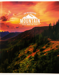 Тетрадь Пейзаж: Горы, А5, 40 листов, в клетку Арт. 9175/5