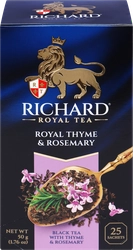 Чай черный RICHARD Royal Thyme & Rosemary, 25пак