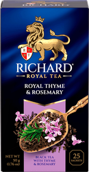 Изображение товара Чай черный RICHARD Royal Thyme & Rosemary, 25пак