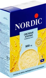 Хлопья овсяные NORDIC, 500г