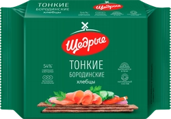 Хлебцы ЩЕДРЫЕ Бородинские тонкие, 170г