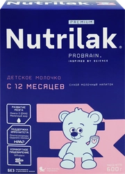 Напиток молочный NUTRILAK Premium 3, с 12 месяцев, 600г