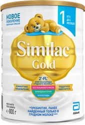 Смесь молочная SIMILAC Gold 1, с 0 до 6 месяцев, 800г