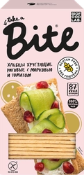 Хлебцы рисовые безглютеновые TAKE A BITE с морковью и томатом, 150г