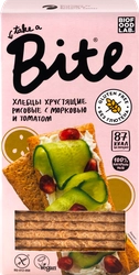 Хлебцы рисовые безглютеновые TAKE A BITE с морковью и томатом, 150г