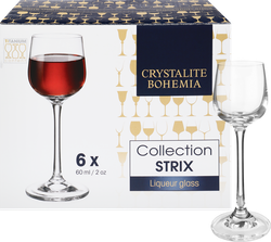 Изображение товара Набор рюмок для водки и ликера CRYSTALITE BOHEMIA Дора 60мл Арт. 1SF73/60, 6шт
