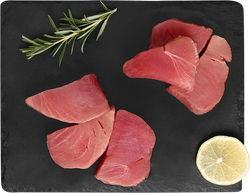 Тунец ЛЕНТА FRESH стейк (из замороженного сырья), весовой