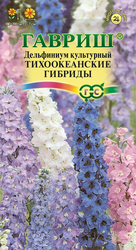 Изображение товара Семена ГАВРИШ Дельфиниум Тихоокеанские гибриды, смесь, Арт. 0000173000, 
0,05г
