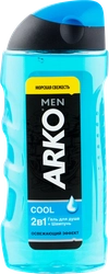 Гель для душа мужской ARKO Men 2в1 Cool, 260мл