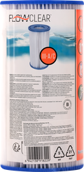 Картридж для фильтр-насоса BESTWAY Flowclear 10,6х20,3см, Арт. 58012