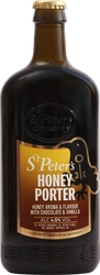 Пиво темное ST PETER'S Honey porter фильтрованное пастеризованное 4,5%, 0.5л