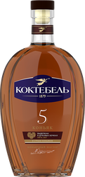 Коньяк КОКТЕБЕЛЬ 5 лет 40%, 0.5л