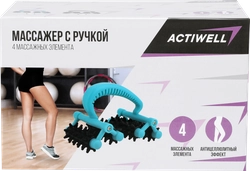 Массажер с ручкой ACTIWELL 4 массажных элемента, Арт. IR97369B