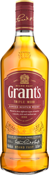 Виски GRANT'S Triple Wood, шотландский купажированный 40%, 0.7л