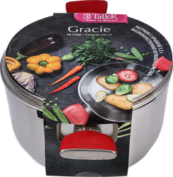 Изображение товара Кастрюля TALLER Грейси нержавеющая сталь 5.3л Арт. TR-7288