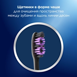 Зубная щетка ORAL-B Black Всесторонняя чистка, средней жесткости