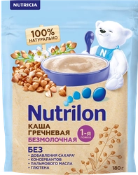 Каша гречневая NUTRILON безмолочная, с 4 месяцев, 180г