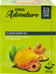 Чай зеленый DOLCE ALBERO Citrus Adventure, 20пир