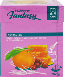 Напиток чайный DOLCE ALBERO Cranberry Fantasy, 20пир
