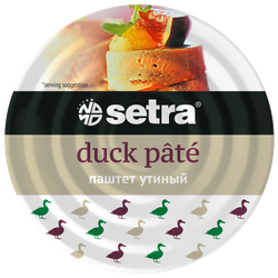 Паштет SETRA из утки, 100г