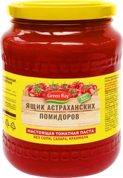 Паста томатная GREEN RAY Ящик Астраханских помидоров, 740г