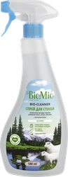 Средство для чистки стекол, зеркал, пластика BIOMIO Bio-Glass Cleaner, 500мл