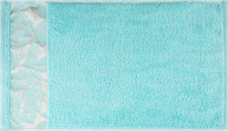 Полотенце махровое CLEANELLY Пионы 50x80см, белое, Арт. ПЦ-3601-3731 цв.218