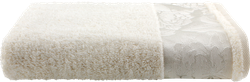 Полотенце махровое CLEANELLY Пионы 50x80см, белое, Арт. ПЦ-3601-3731 цв.218